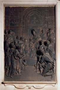 Santo Antônio Absolvendo o Seignory, relevo da capela Salviati (bronze)